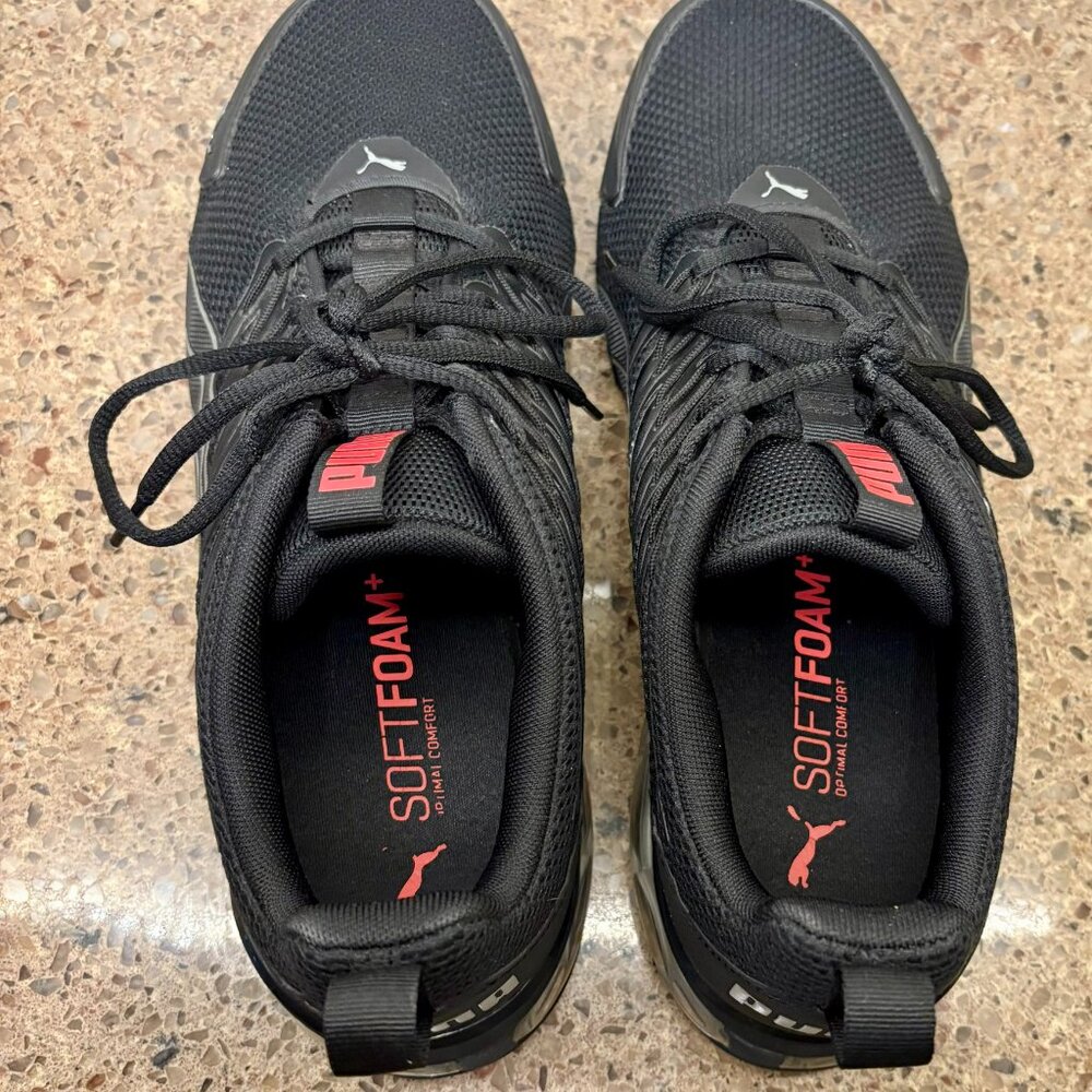 Mens Puma Voltaic Evo Running Shoe w/Softfoam - Black Size 10M - Picture 5 of 11